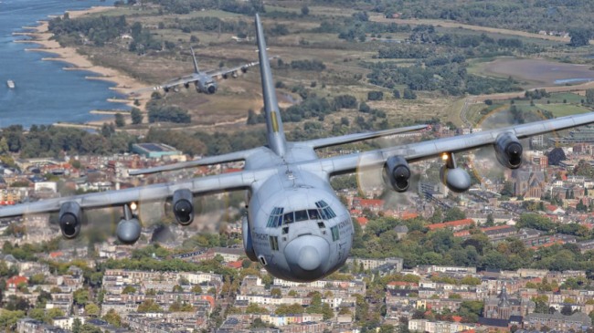  Oefenvluchten C-130 Hercules, doorstarts op Eindhoven 