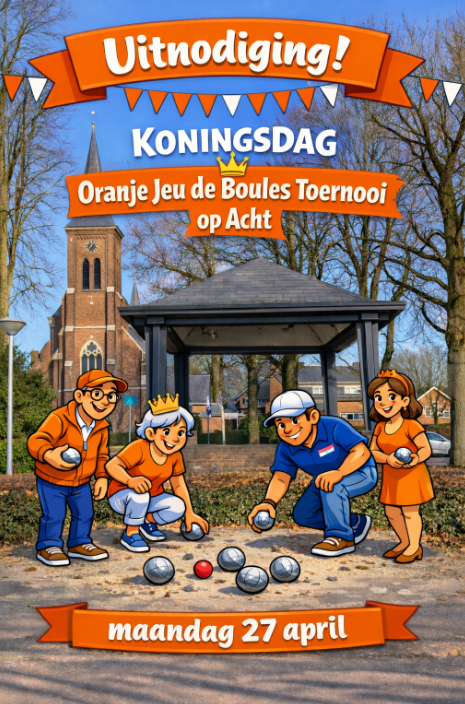  Oranje Jeu de Boules festijn Acht   